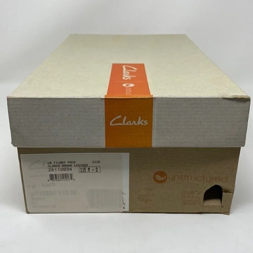 Clarks Un.Tilary Pace brown leather oxfords